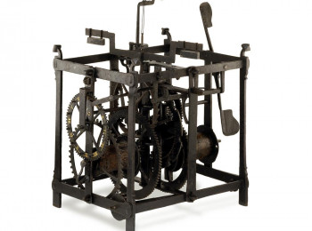 Механизм башенных часов из собрания Британского музея